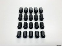 20 x Black Wheel Nut for Jeep Grand Cherokee / Commander 2005-2010 WBHA/WK/014A 