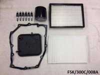 Medium PLATINUM Service KIT for Chrysler 300C 3.5L 2008-2010 42RLE FSK/300C/008A 