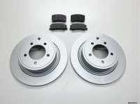 2 x Rear Brake Disc & brake Pads for Dodge Caliber PM 2007-2012 302 BRK/PM/023A 