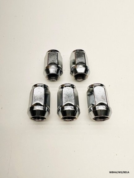 5 x Wheel Lug Nut Chrome for Jeep Grand Wagoneer WS 2022-2023 WBHA/WS/001A