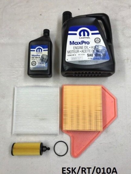 Engine Medium Service KIT for Chrysler Voyager 3.6L 2014-2017 ESK/RT/010A 10W30