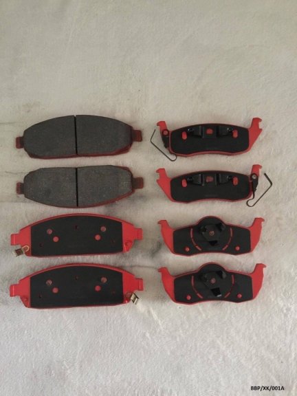 CERAMIC Front & Rear Brake Pads SET for Jeep Commander XK 2006-2010 BBP/XK/001A