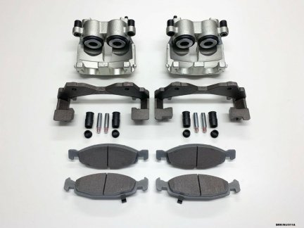 2 x Front Caliper & CERAMIC Pads for Jeep Grand Cherokee 1999-2002 BRK/WJ/011A