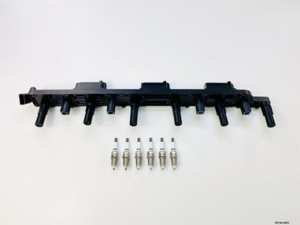 Ignition Coil & Spark Plug for Jeep Grand Cherokee WJ 4.0L 2000-2004 IRP/WJ/005C