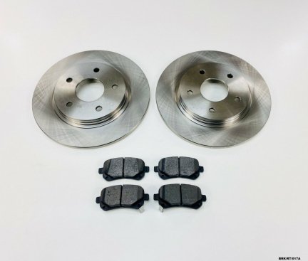 Rear Brake Discs & CERAMIC Pads for Voyager / Journey 2008-2017 BRK/RT/017A