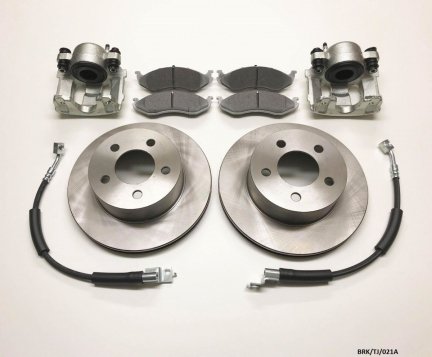 Front Brakes Large Repair KIT for Jeep Wrangler TJ 1996-1999 CERAMIC BRK/TJ/021A