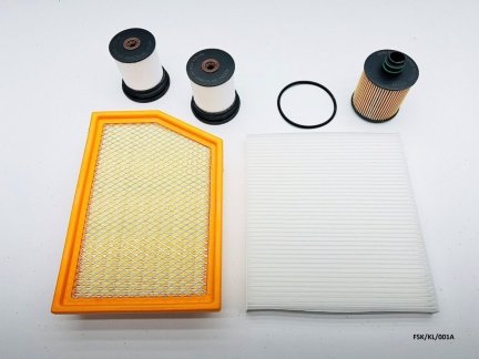 Filter Service Kit for Jeep Cherokee KL 2.0 & 2.2 CRD 2014-2018 FSK/KL/001A