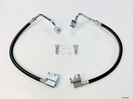2x Front Brake Hose & 2 x Banjo Bolt for Jeep Commander XK 2005-2010 BBH/XK/004A