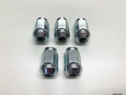 5 x Chrome Wheel Nut for Jeep Cherokee XJ / Comanche MJ 1984-2001  WBHA/XJ/034A