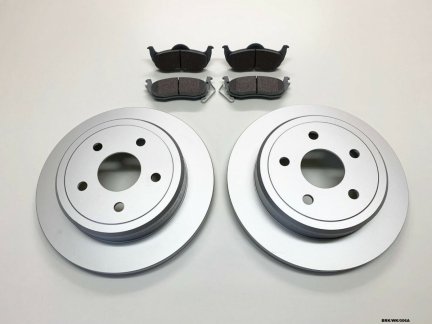 2 x Rear Brake Disc & CERAMIC Pads for Grand Cherokee WK 2005-2010 BRK/WK/006A