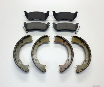 Rear Brake Pads & Parking brake Shoes for Jeep Cherokee KJ 2002-2007 BRK/KJ/006A