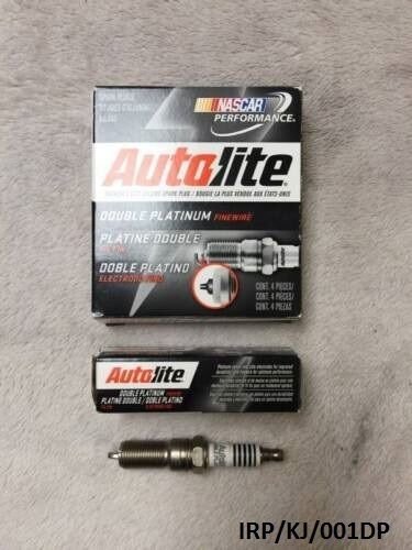 4 x DOUBLE Platinum Spark Plug for Jeep Cherokee/Wrangler 2002-2006 IRP/KJ/001DP
