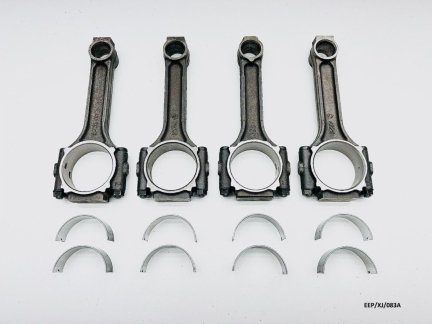 4 x Connecting Rod & Bearings for Jeep Cherokee XJ 2.5L 1984-2001 EEP/XJ/083A