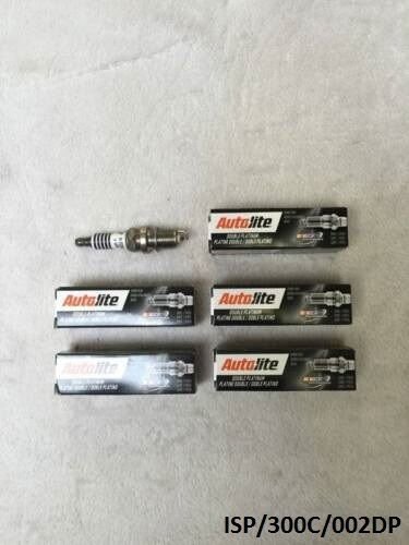 6 x DOUBLE PLATINUM Spark Plug for Chrysler 300C 3.5L 2005-2010  ISP/300C/002DP