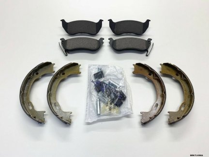 Parking Brake Shoes Fitting KIT & Pads for Jeep Wrangler 2003-2006 BRK/TJ/006A