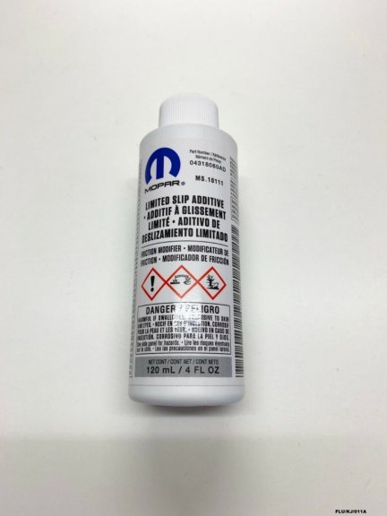 MOPAR Axle Additive for Jeep Cherokee XJ & KJ 1984-2007  FLU/KJ/011A