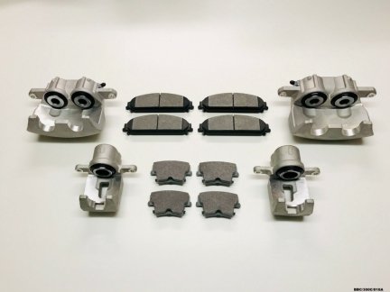 4 x Brake Caliper & brake Pads for Chrysler 300C 3.0CRD 2005-2019 BBC/300C/010A