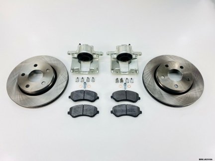 Front Brakes Repair Kit Discs Calipers for Jeep Wrangler JK 2007-2018 BRK/JK/018