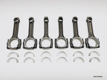 6x Connecting Rod & Bearings for Jeep CJ7 Wrangler TJ 4.0L 1984-2007 EEP/TJ/074A