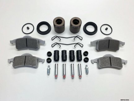 Rear Brake Pads & Calipers Repair KIT for Grand Cherokee 1999-2004 BBP/WJ/009A