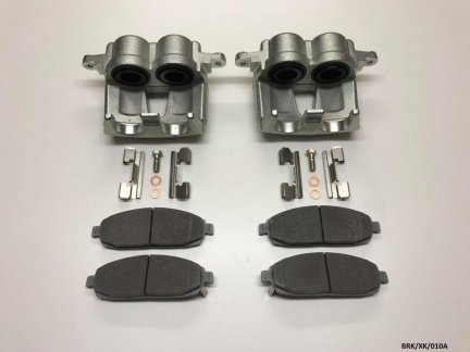 2 x Front Brake Caliper & brake Pads for Jeep Commander XK 2005-2010 BRK/XK/010A