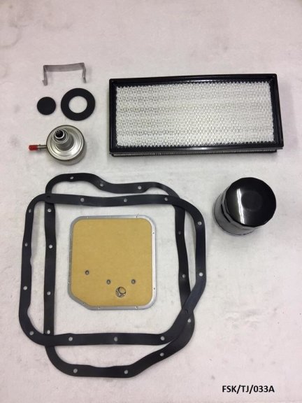 Filters Service KIT for Jeep Wrangler TJ 2.5L & 4.0L 1997-2002 FSK/TJ/033A