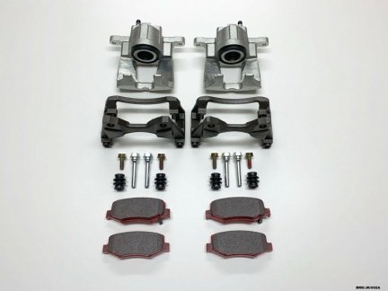 2 x Rear Brake Caliper & brake Pads for Jeep Wrangler JK 2007-2018 BRK/JK/002A