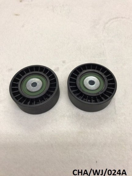 2 x Smooth Idler Pulley for Jeep Grand Cherokee WJ 2.7CRD 2001-2004  CHA/WJ/024A