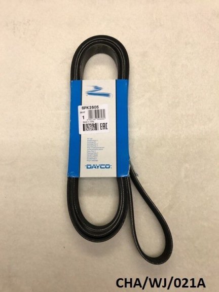 Serpentine Belt for Jeep Grand Cherokee WJ 2.7CRD 2001-2004  CHA/WJ/021A