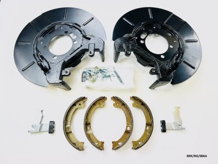 2 x Rear Backing Plate Kit for Chrysler Grand Voyager RG 1996-2007 BRK/RG/006A