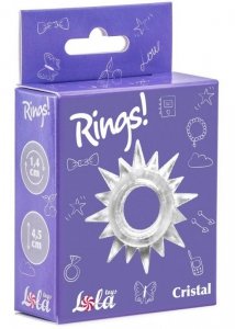 Pierścień-Cockring Rings Cristal white