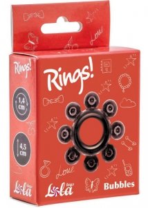 Pierścień-Cockring Rings Bubbles black