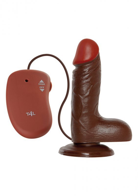 Wibrator-REALISTIC VIBRATOR REAL RAPTURE BROWN 6&quot;