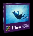 Puzzle 1000 Flow czarny kot