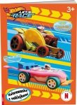 Hot Wheels Let's Race kolorowanka z naklejkami NA-1601