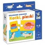 Kapitan Nauka. Układanki malucha. Kotki, pieski. 1-3 lata wyd. 2020