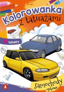 Kolorowanka z tatuażami Samochody osobowe
