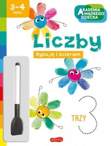 Akademia mądrego dziecka Liczby Rysuję i ścieram