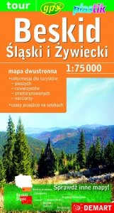 Beskid Śląski i Żywiecki - mapa turystyczna 1:75 000
