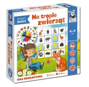 Na tropie zwierząt. Smart bingo. Gra edukacyjna
