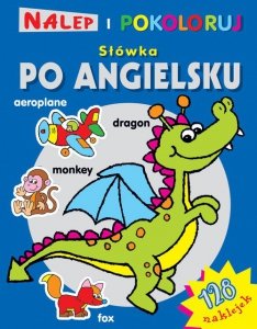 Nalep i pokoloruj Słówka po angielsku
