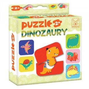 Puzzle Dinozaury 2+