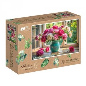 Drewniane puzzle Milliwood Kwitnące okno / Celebrating - Blossom window