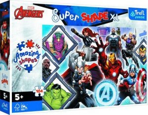 Puzzle 104 XL Twoi ulubieni Avengersi