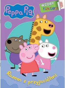 Peppa Pig. Wzory i kolory. Razem z przyjaciółmi