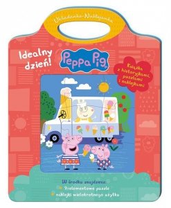 Peppa Pig. Układanka-Naklejanka. Idealny dzień