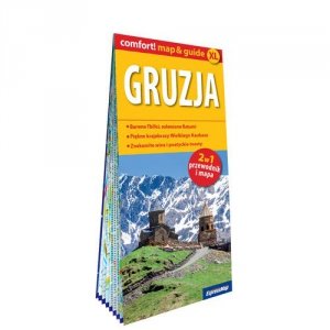 Gruzja laminowany map&guide XL 2w1 przewodnik i mapa