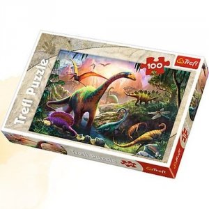 Puzzle 100 Świat dinozaurów