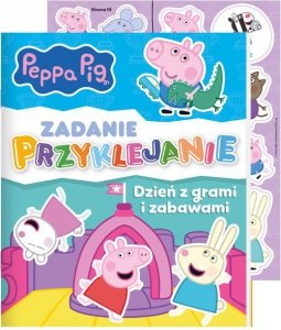 Peppa Pig. Zadanie przyklejanie