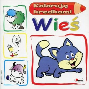 Koloruję kredkami Wieś
